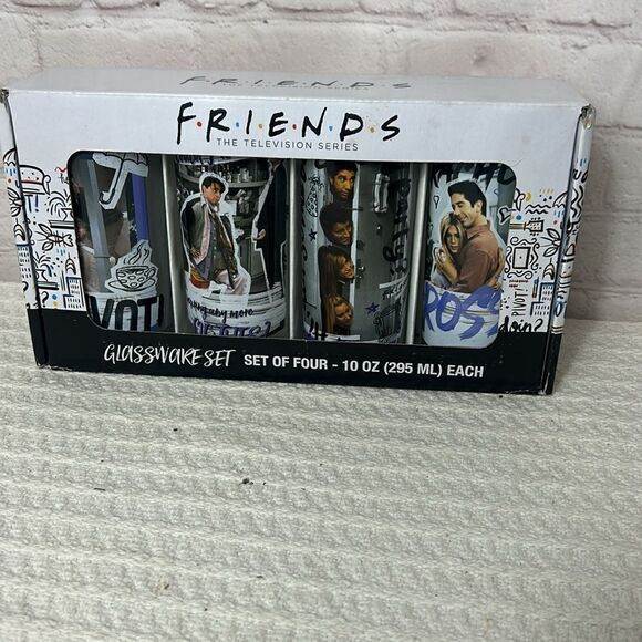 Friends Tv Series 10oz Glassware Set of 4 - Picture 6 of 6